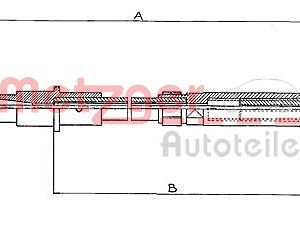 Cablu ambreiaj METZGER 10.340 – VW | AutoRival
