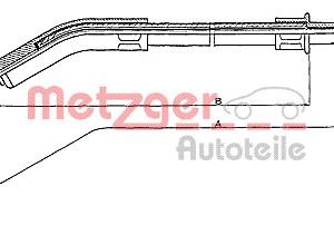 Cablu frana de parcare METZGER 10.715 – VW | AutoRival