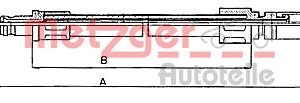Cablu frana de parcare METZGER 10.745 – VW | AutoRival
