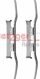 Set accesorii placute frana METZGER 109-1213 – VW | AutoRival