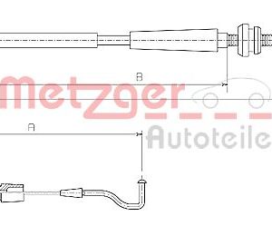 Cablu acceleratie METZGER 11.0637 – VW | AutoRival