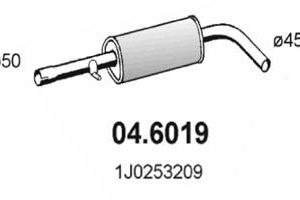Toba esapamet intermediara ASSO 04.6019 – VW | AutoRival
