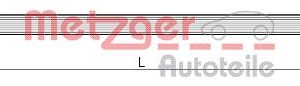 Furtun frana METZGER 4110434 – VW | AutoRival
