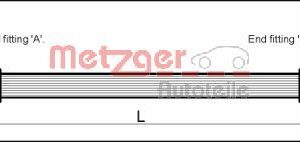 Furtun frana METZGER 4114672 – VW | AutoRival