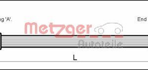 Furtun frana METZGER 4114736 – VW | AutoRival