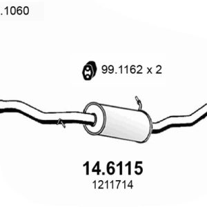 Toba esapamet intermediara ASSO 14.6115 – VW | AutoRival