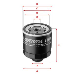 Filtru ulei SOFIMA S 1310 R – VW | AutoRival