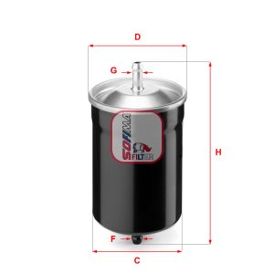 Filtru combustibil SOFIMA S 1500 B – VW | AutoRival