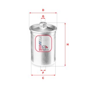 Filtru combustibil SOFIMA S 1506 B – VW | AutoRival