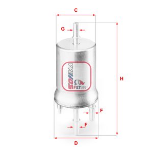 Filtru combustibil SOFIMA S 1832 B – VW | AutoRival