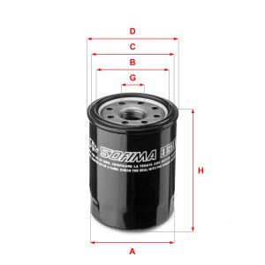 Filtru ulei SOFIMA S 3251 R – VW | AutoRival
