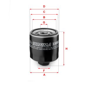 Filtru ulei SOFIMA S 3428 R – VW | AutoRival