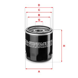 Filtru ulei SOFIMA S 3717 R – VW | AutoRival