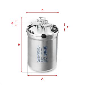 Filtru combustibil SOFIMA S 4004 NR – VW | AutoRival