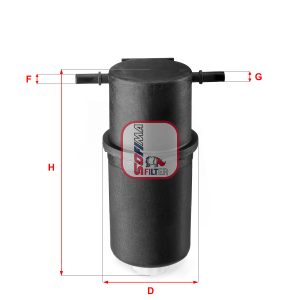 Filtru combustibil SOFIMA S 4144 NR – VW | AutoRival