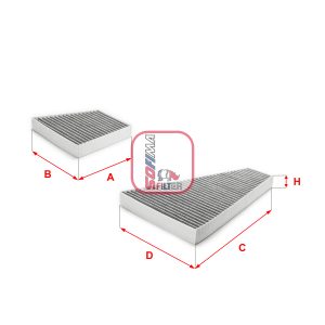 Filtru aer habitaclu SOFIMA S 4302 CA – VW | AutoRival