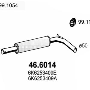 Toba esapamet intermediara ASSO 46.6014 – VW | AutoRival