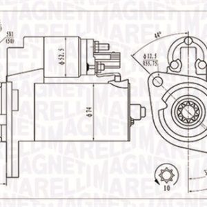 Electromotor MAGNETI MARELLI 063721293010 – VW | AutoRival