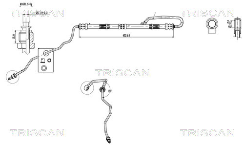 Furtun hidraulic sistem de directie TRISCAN 8516 29024 – VW | AutoRival