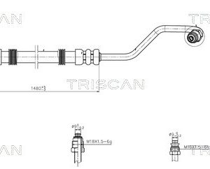 Furtun hidraulic sistem de directie TRISCAN 8516 29044 – VW | AutoRival