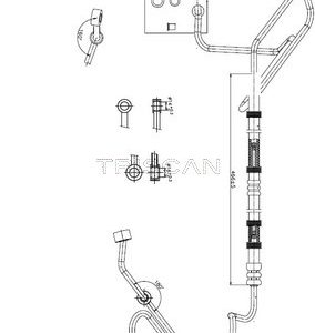 Furtun hidraulic sistem de directie TRISCAN 8516 29045 – VW | AutoRival