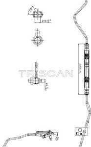 Furtun hidraulic sistem de directie TRISCAN 8516 29046 – VW | AutoRival