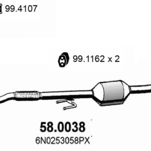 Catalizator ASSO 58.0038 – VW | AutoRival