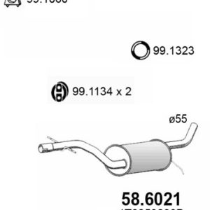Toba esapamet intermediara ASSO 58.6021 – VW | AutoRival