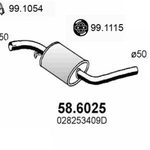 Toba esapamet intermediara ASSO 58.6025 – VW | AutoRival