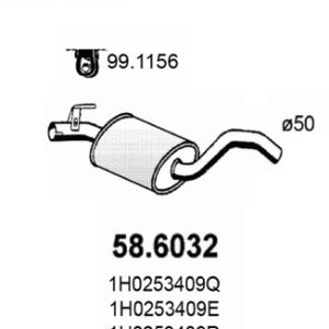Toba esapamet intermediara ASSO 58.6032 – VW | AutoRival