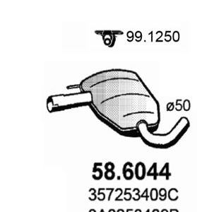 Toba esapamet intermediara ASSO 58.6044 – VW | AutoRival