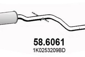 Toba esapamet intermediara ASSO 58.6061 – VW | AutoRival