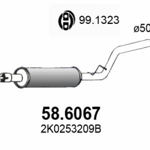 Toba esapamet intermediara ASSO 58.6067 – VW | AutoRival