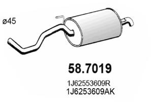 Toba esapament finala ASSO 58.7019 – VW | AutoRival