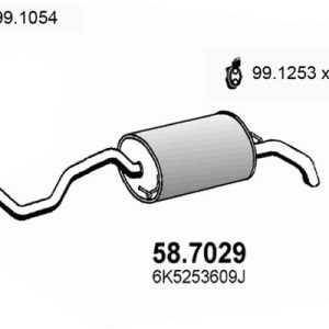 Toba esapament finala ASSO 58.7029 – VW | AutoRival