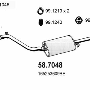 Toba esapament finala ASSO 58.7048 – VW | AutoRival