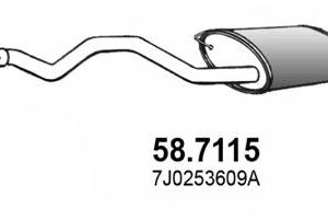 Toba esapament finala ASSO 58.7115 – VW | AutoRival