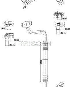 Conducta presiune variabila aer conditionat TRISCAN 9010 29100 – VW | AutoRival