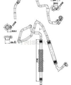 Conducta presiune variabila aer conditionat TRISCAN 9010 29139 – VW | AutoRival
