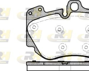 Set placute frana ROADHOUSE 21140.10 – VW | AutoRival