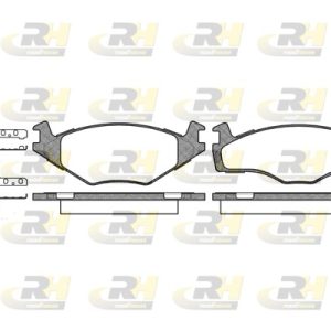 Set placute frana ROADHOUSE 2171.60 – VW | AutoRival