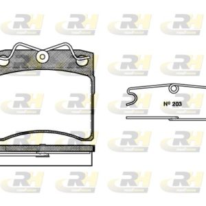 Set placute frana ROADHOUSE 2385.00 – VW | AutoRival