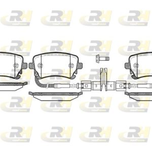 Set placute frana ROADHOUSE 2897.02 – VW | AutoRival