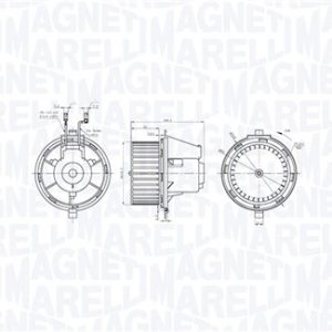 Ventilator habitaclu MAGNETI MARELLI 069412770010 – VW | AutoRival