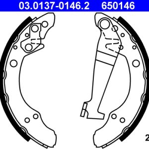 Set saboti frana ATE 03.0137-0146.2 – VW | AutoRival