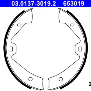 Set saboti frana frana de mana ATE 03.0137-3019.2 – VW | AutoRival