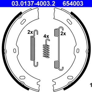 Set saboti frana frana de mana ATE 03.0137-4003.2 – VW | AutoRival