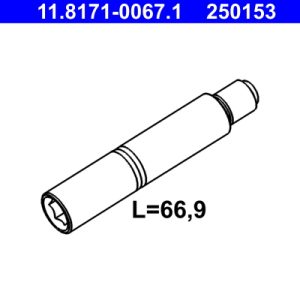 Surub ghidare etrier frana ATE 11.8171-0067.1 – VW | AutoRival