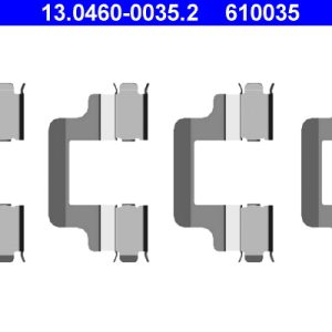 Set accesorii placute frana ATE 13.0460-0035.2 – VW | AutoRival