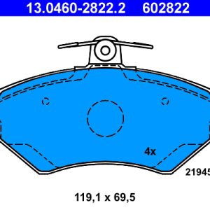 Set placute frana ATE 13.0460-2822.2 – VW | AutoRival